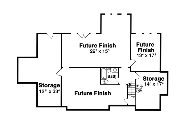 Lower Level image of BRECKENRIDGE II House Plan